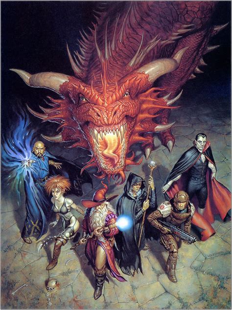 dungeons and dragons character art|dungeons and dragons official art.